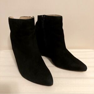 Cole Haan/Nike Air Black Suede Leather Verdi Bootie Size 9
